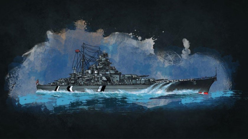 Корабль линкор бисмарк
