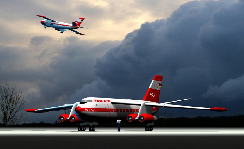 Пассажирские самолеты ГДР