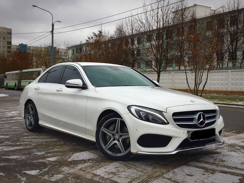 Мерседес w205 белый