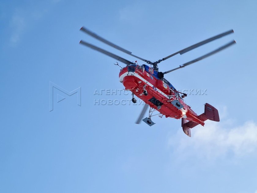 Зеленоград пожарный вертолет