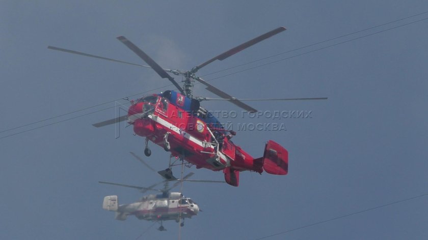 Пожарный вертолет ка 32