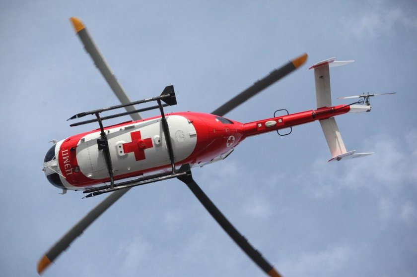 Санитарный вертолет Москва