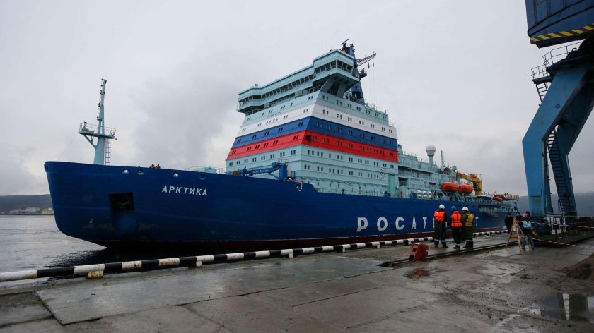 Атомоход Арктика 1977