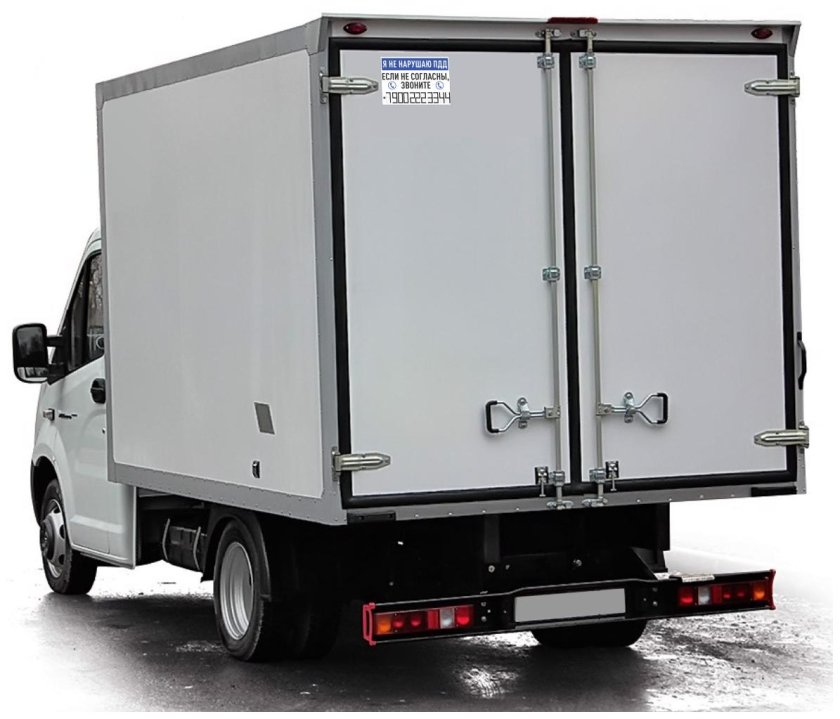 Изотермический фургон Газель next сзади
