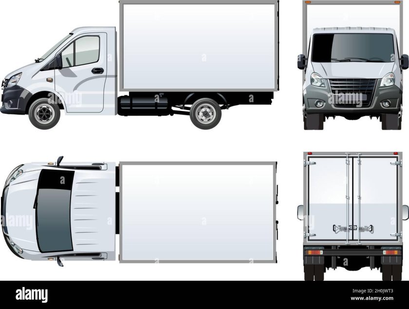 Газель Некст грузовая сзади