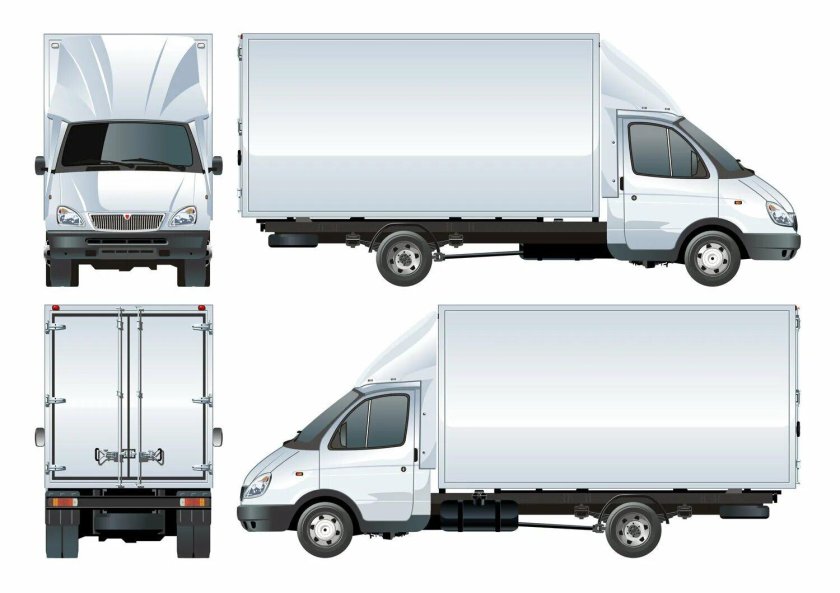 Газель Некст грузовая сзади