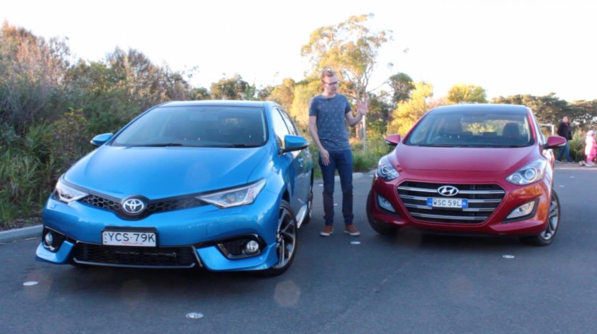 Тойота Королла и Хендай Элантра