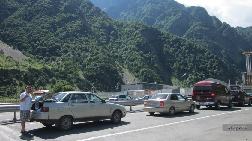 Российские машины в Грузии