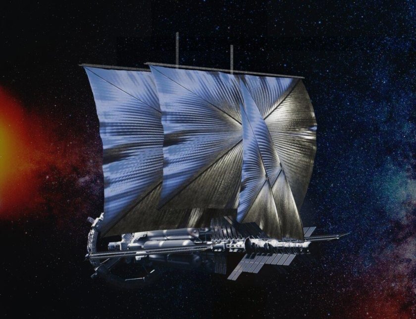 Космический Солнечный парусник