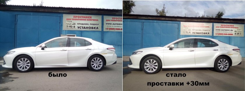 Тойота Камри 70 дорожный просвет