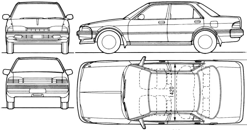 Toyota Carina Blueprint