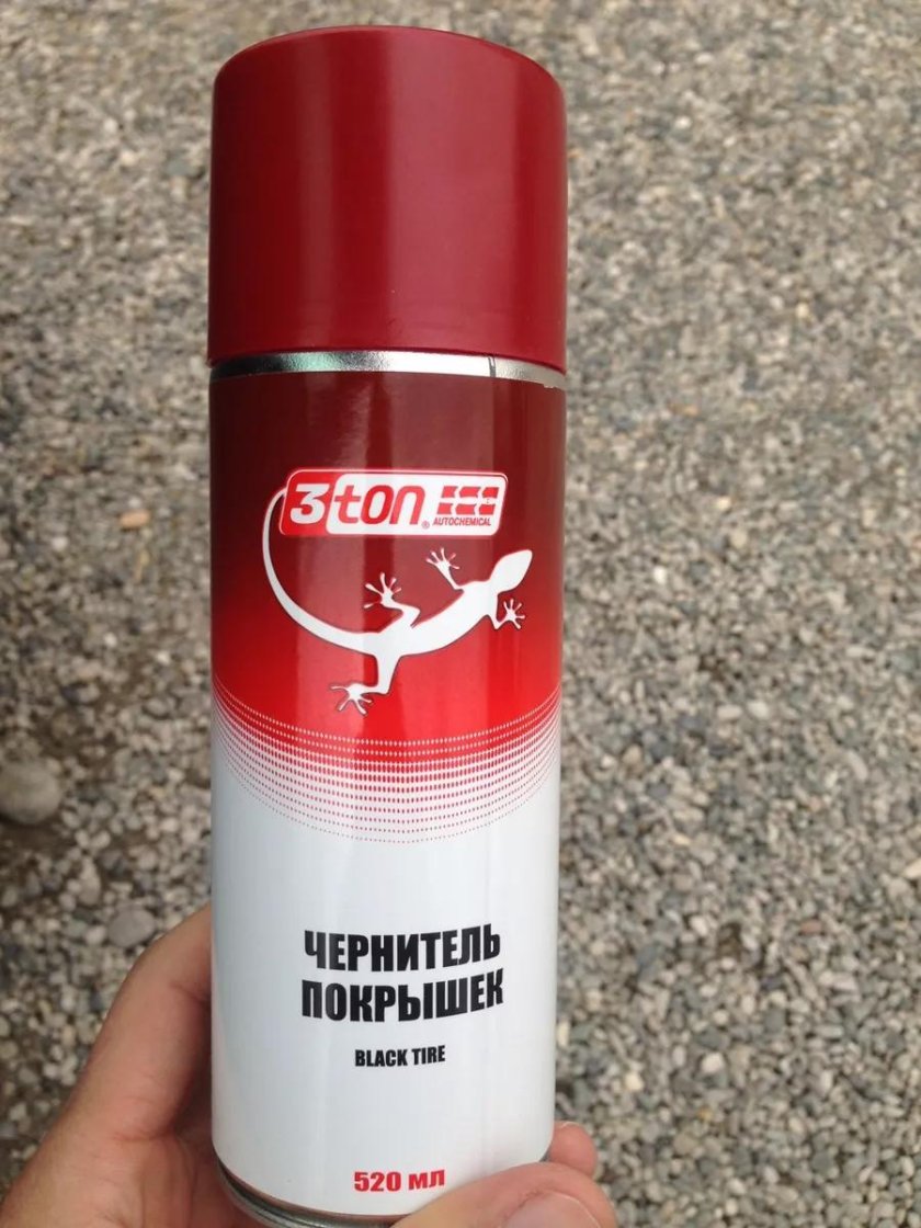 Чернитель шин 3ton