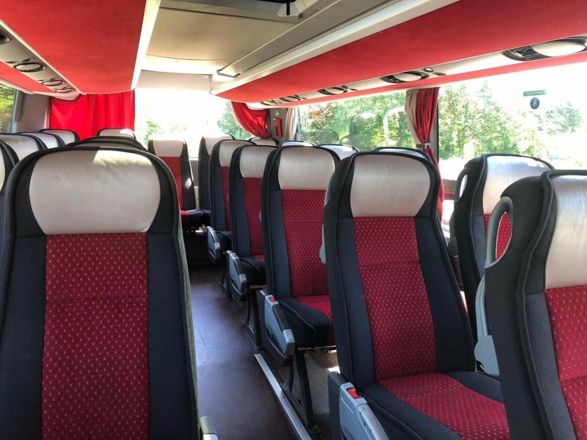 Туристический автобус салон