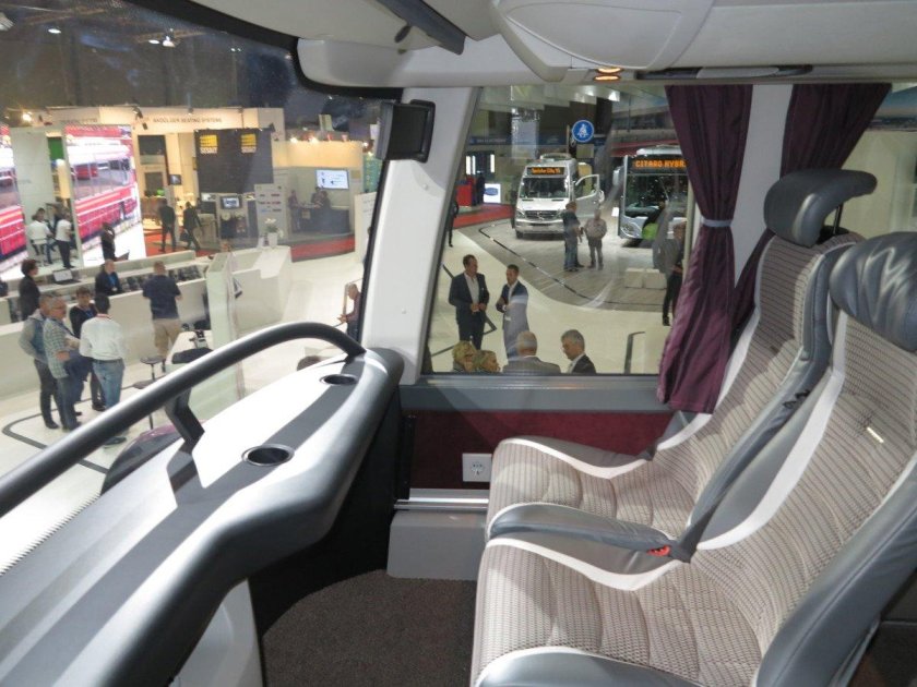 Сетра автобус двухэтажный салон