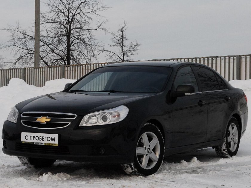 Шевроле Эпика 2012 черная