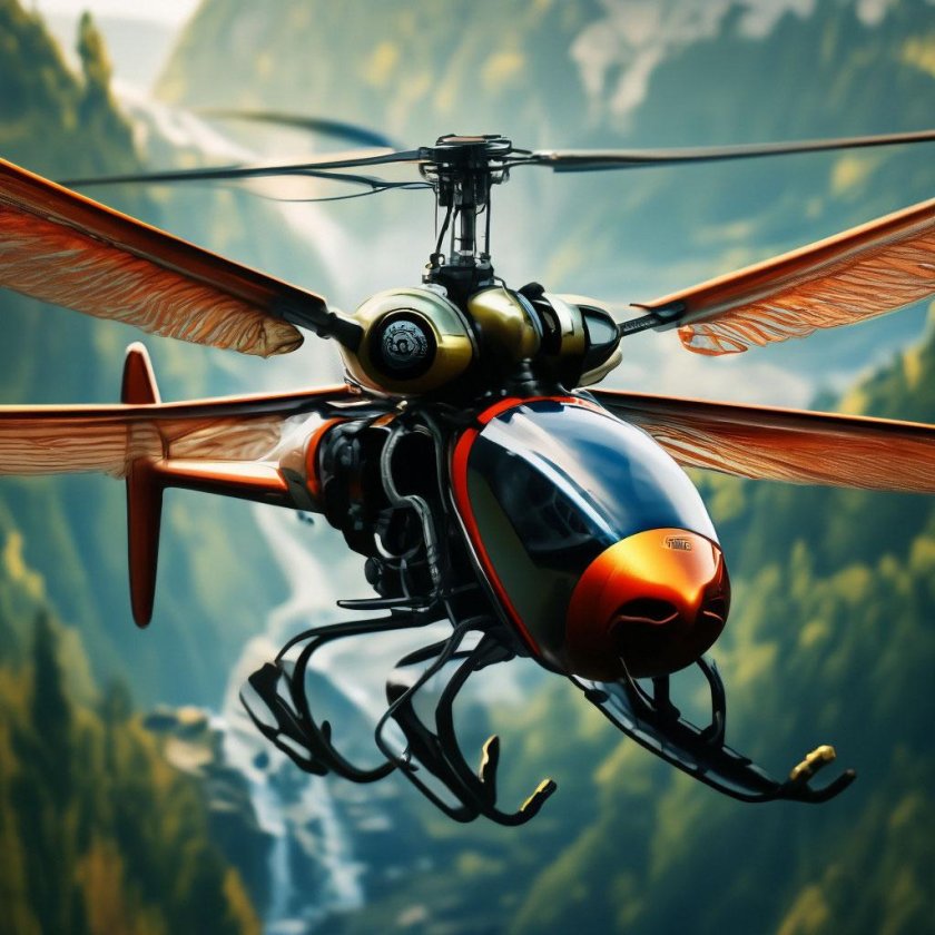 А муха тоже вертолёт