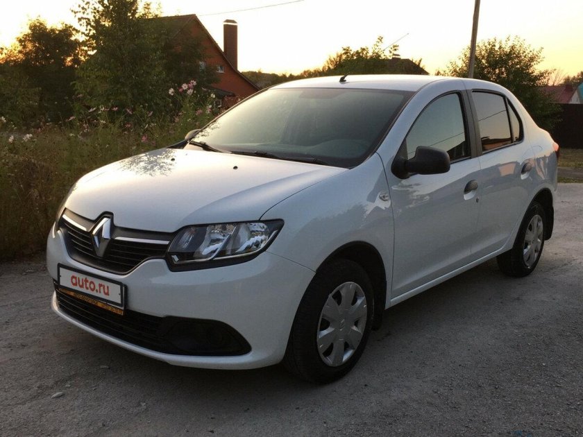 Рено Логан 2 белый