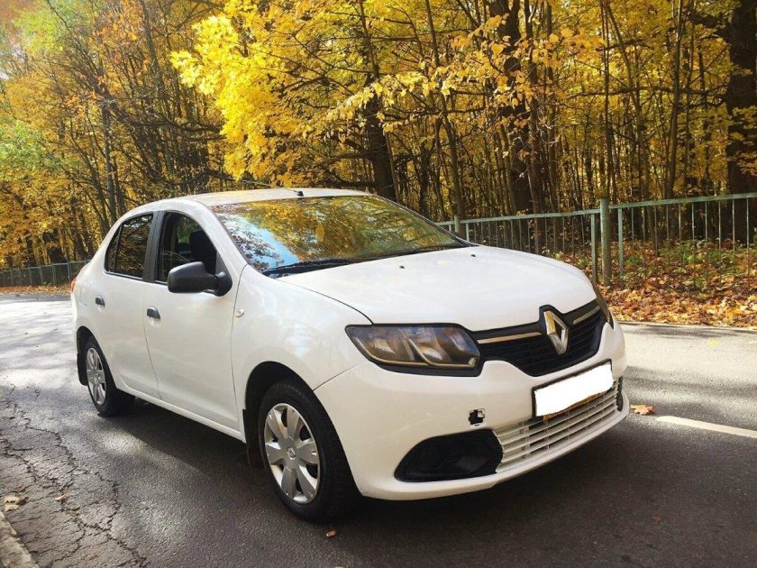 Рено Логан 2 белый