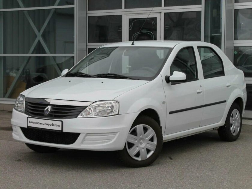 Рено Логан 1 белый