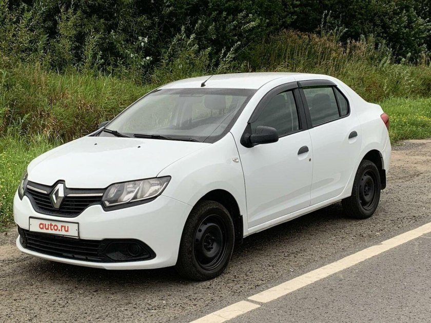 Рено Логан 2 белый