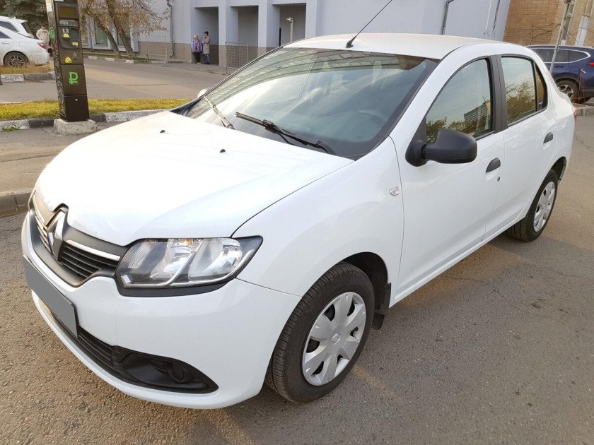 Рено Логан 2 белый