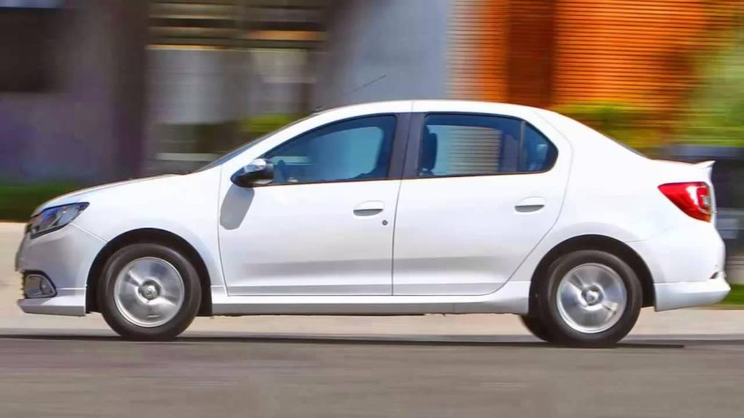 Рено Логан белый