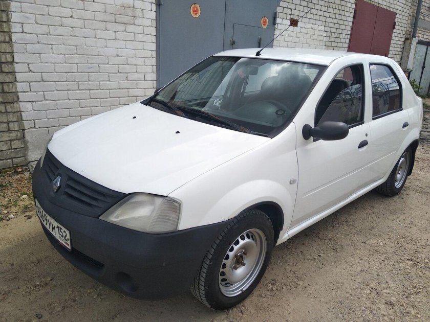 Рено Логан 1 белый
