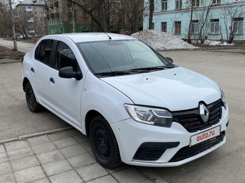 Рено Логан 2 Рестайлинг белый