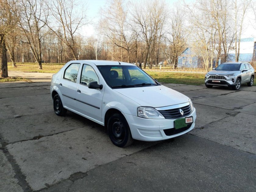 Рено Логан 1 белый