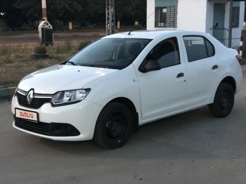 Рено Логан 2 белый