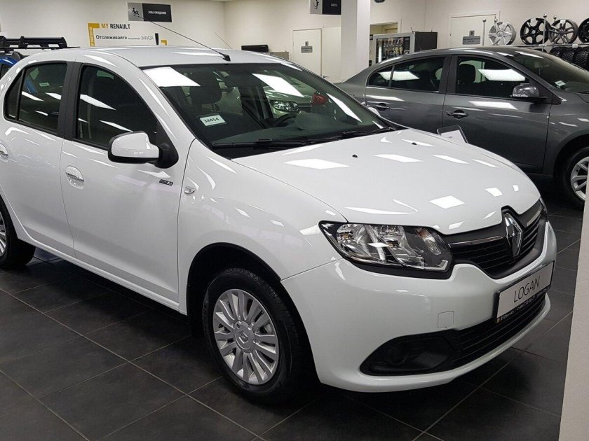 Рено Логан 2 Рестайлинг белый
