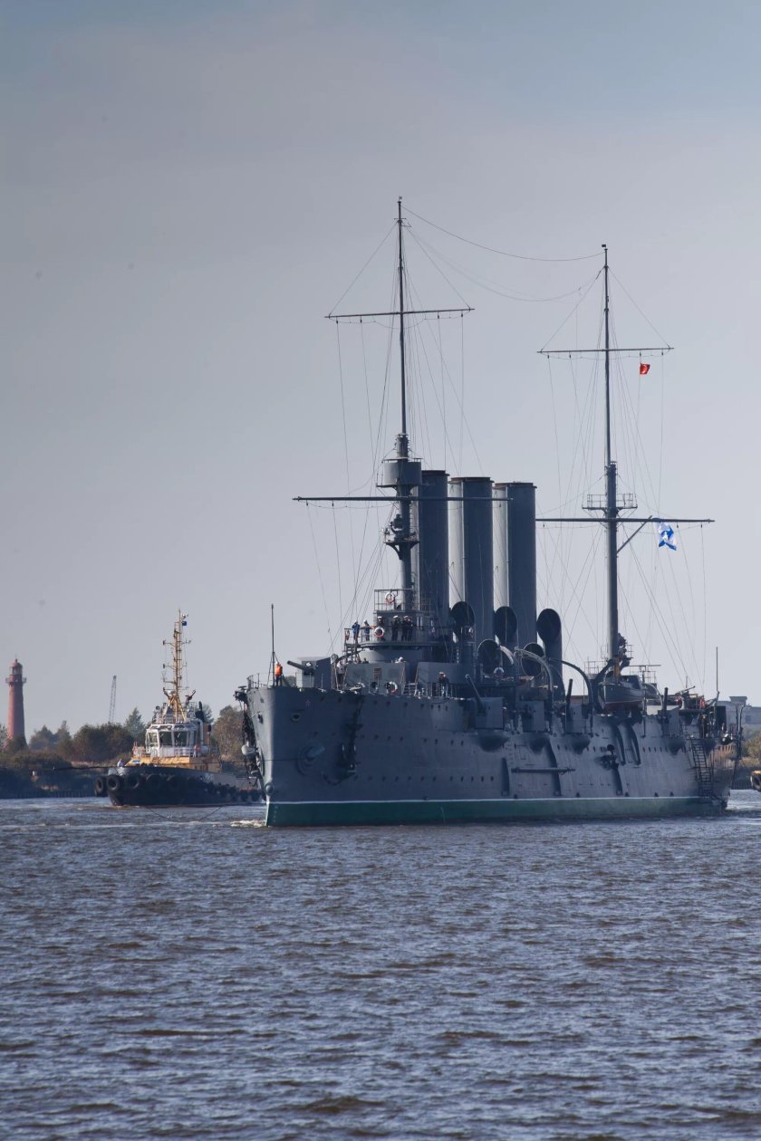 Крейсер Аврора в Кронштадте