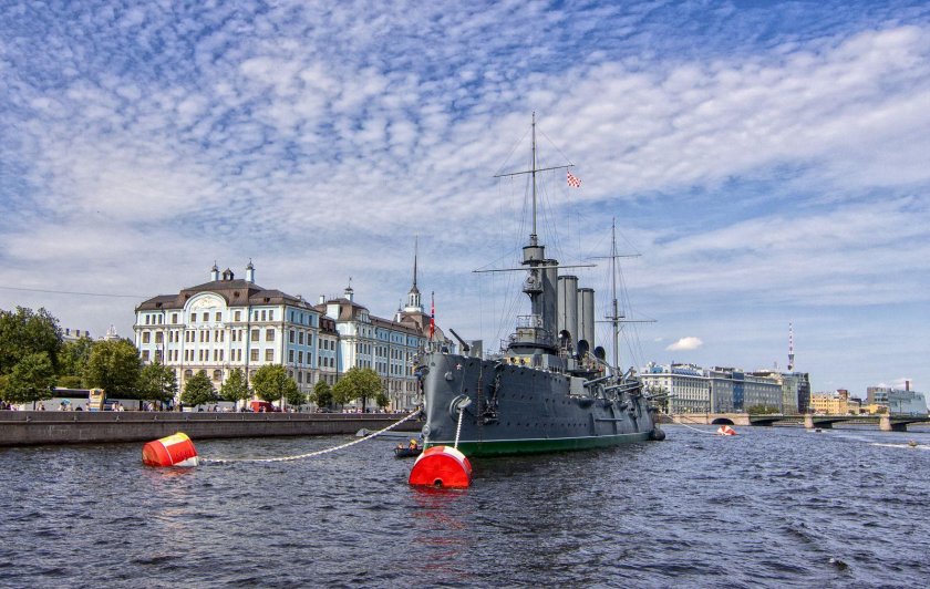 Крейсер Аврора в Санкт-Петербурге