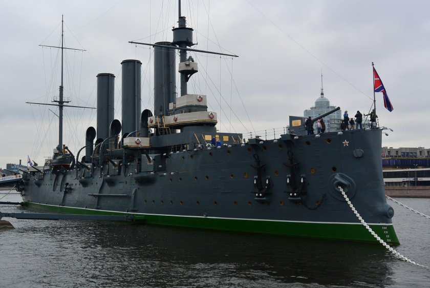 Крейсер Аврора в фильме Варяг