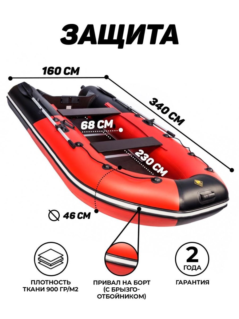 Лодка ПВХ Ривьера 3600