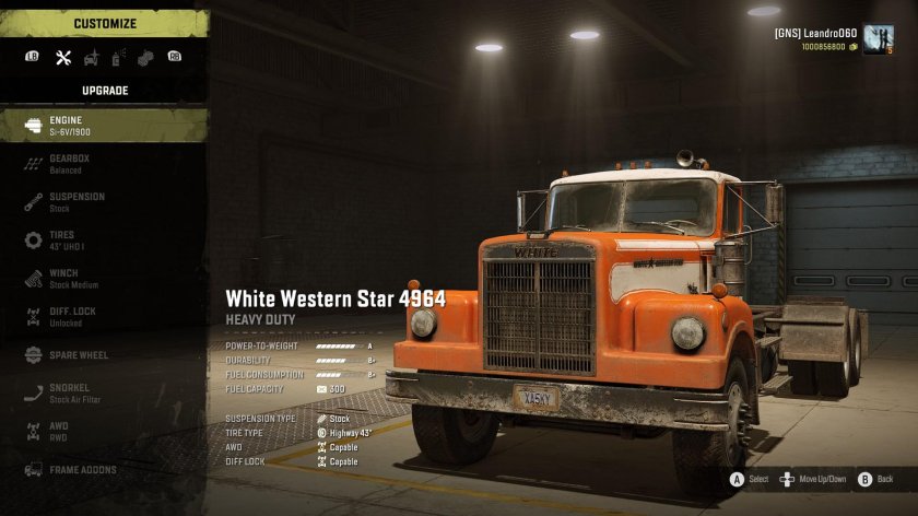 Western Star 4964 SNOWRUNNER