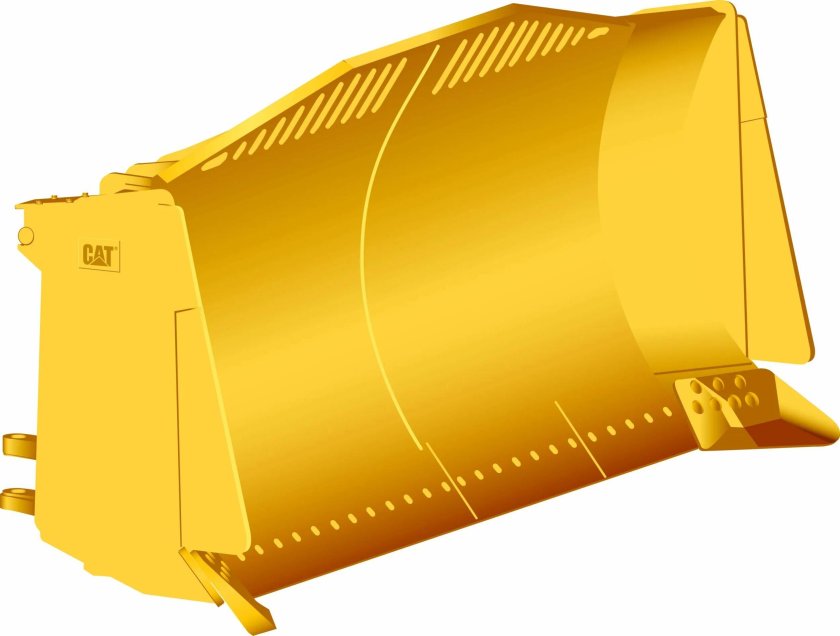 Сферический отвал бульдозера б10