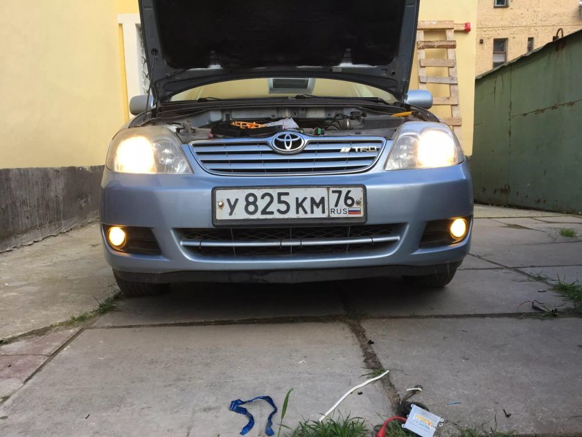 Лампы в ПТФ Королла 120