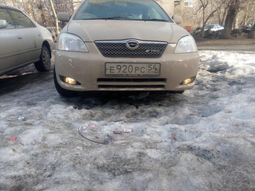 Туманки Тойота Алекс 2003 год