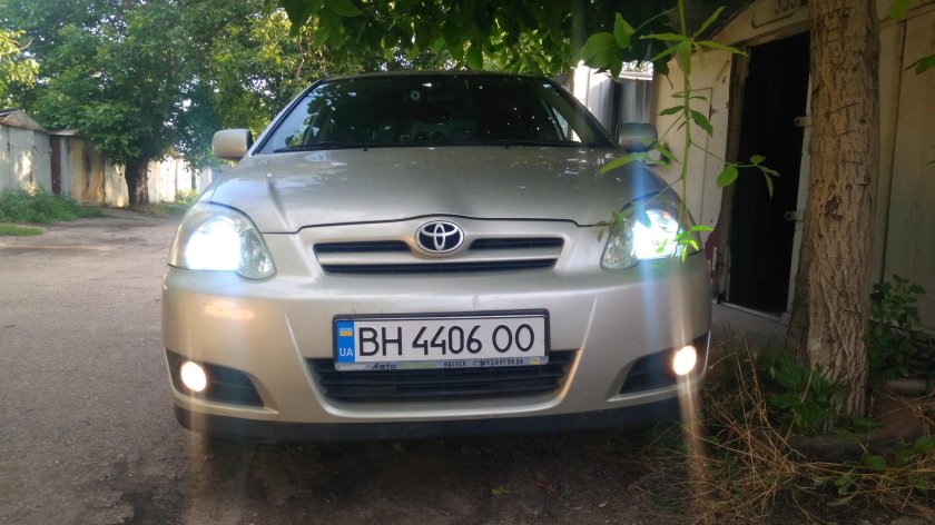 Лед туманки Тойота Королла 120