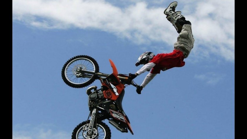 Стант на эндуро 250