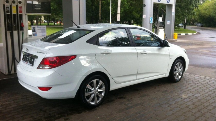 Хендай Солярис 2012 белый