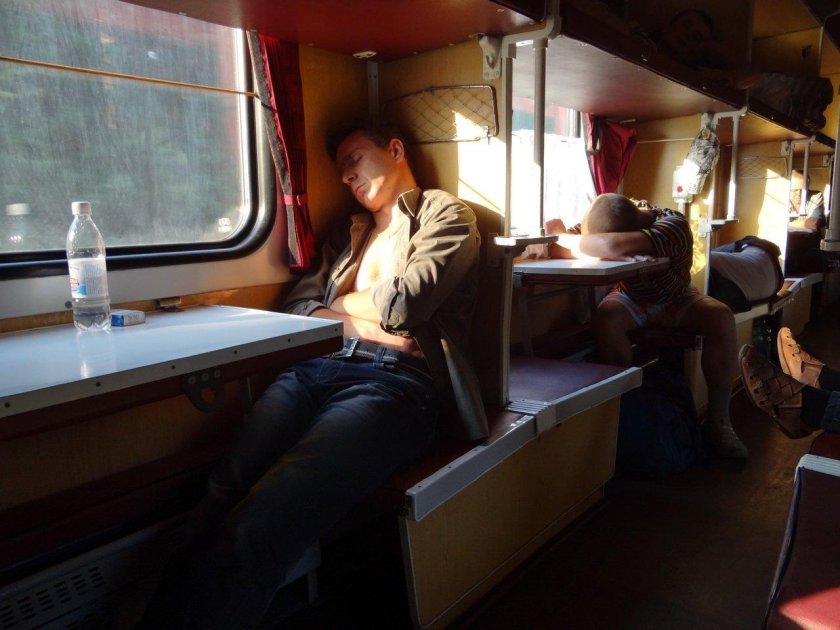 Общий вагон РЖД