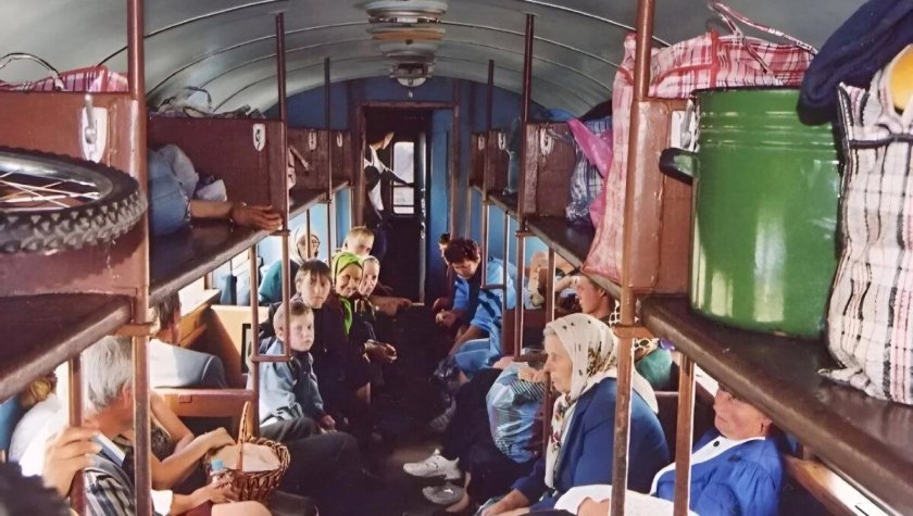 Плацкартный вагон СССР