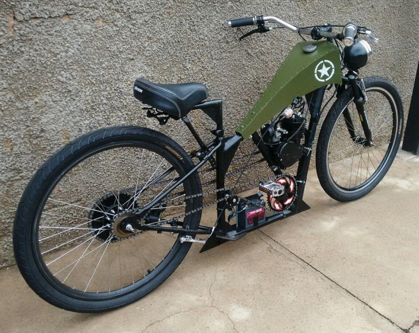 Велосипед чоппер самодельный