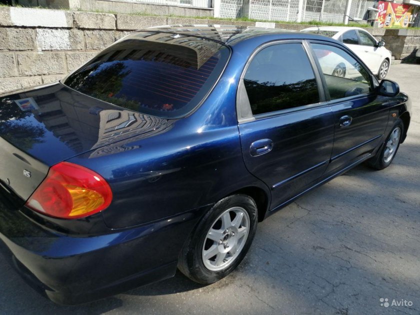 Темно синий 471 Киа спектра