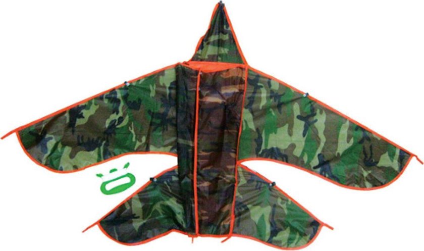 Воздушный змей "самолет", хаки