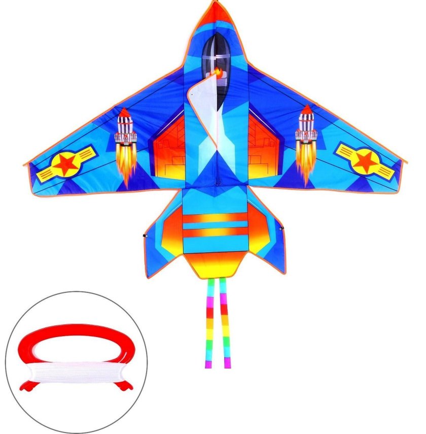 Воздушный змей в виде самолета
