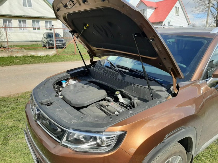 Упоры капота Чанган цс35 плюс