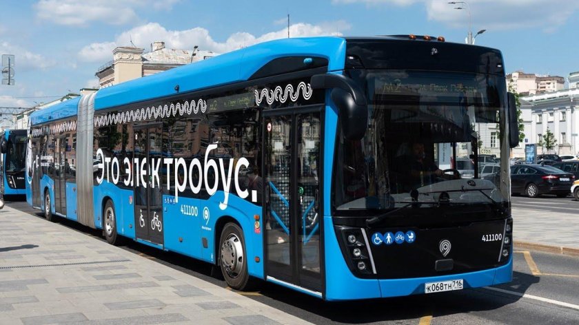 Электробус гармошка КАМАЗ 6292